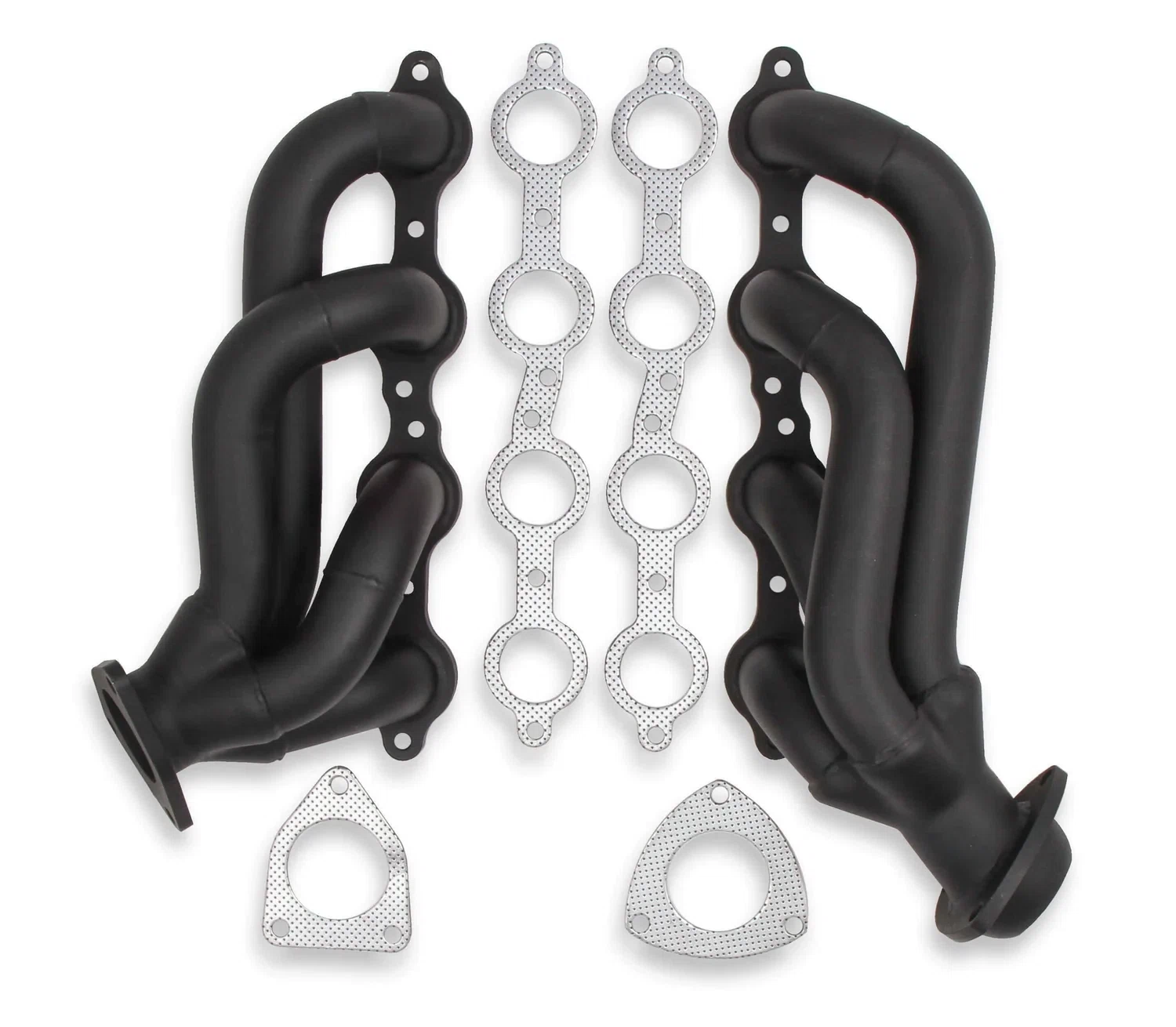 Flowtech 11143FLT - Shorty Headers - Black Painted - 2WD_4WD equipped with 6.0L LS V8 Engine